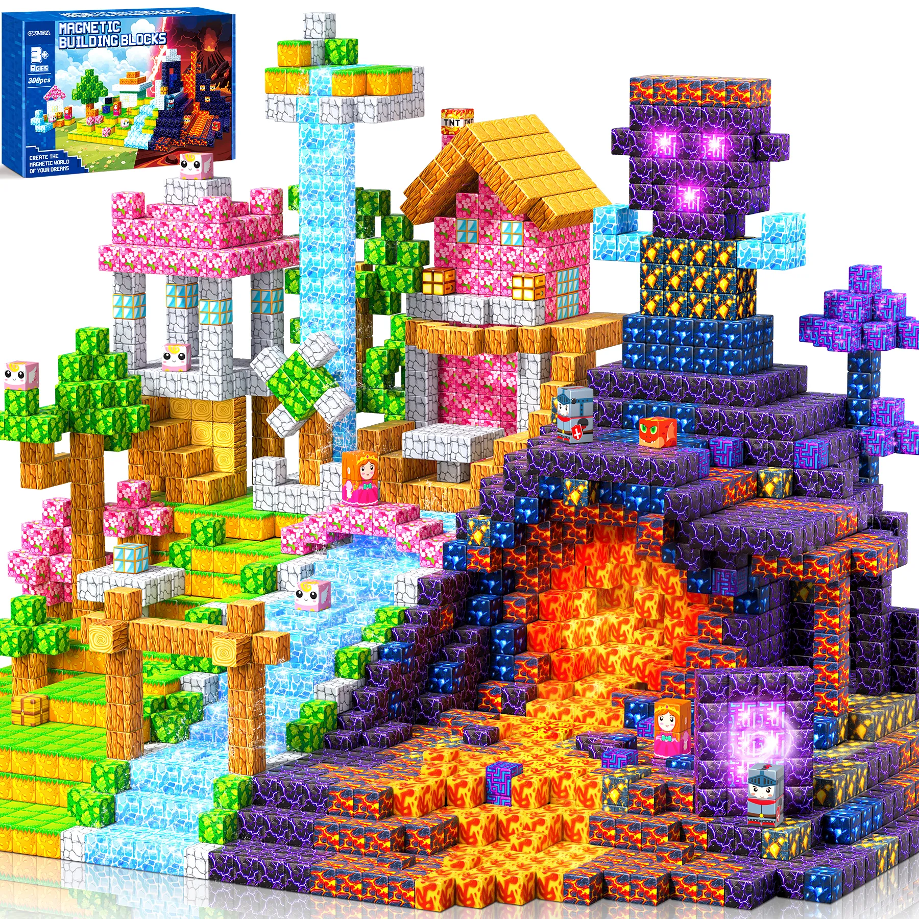 ???? INSPIRED MAGNETIC BLOCKS: Build Your World, One Block at a Time! ????